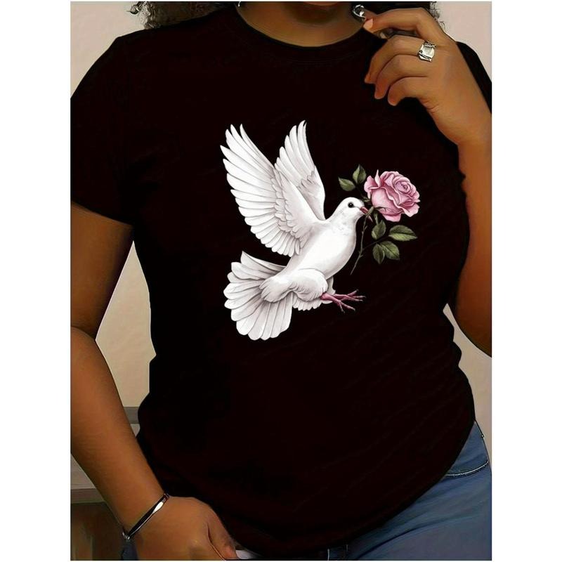 dove Rose Cotton Women'WB shield T-Shirt Comfort Fit style 02 Hoodie, Sweatshirt | RetroVerseTees.com