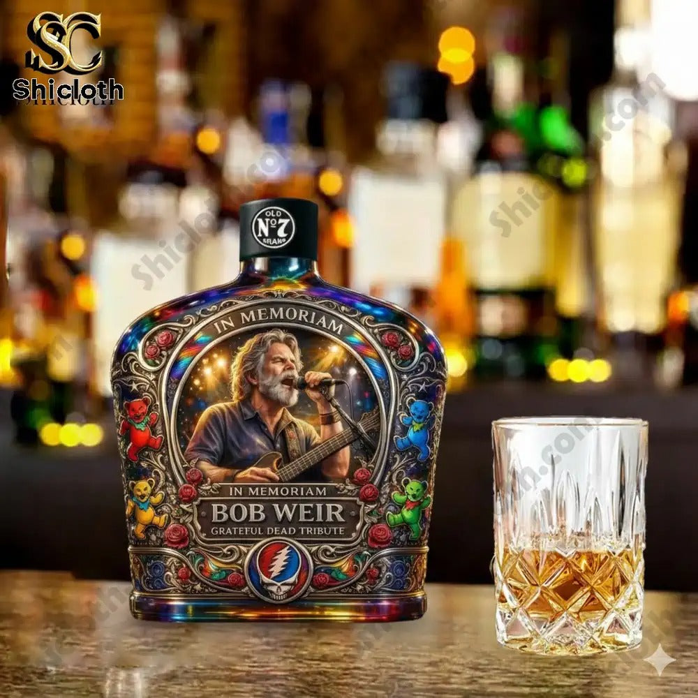 Bob Weir Grateful Dead Tribute Whisky Decanter