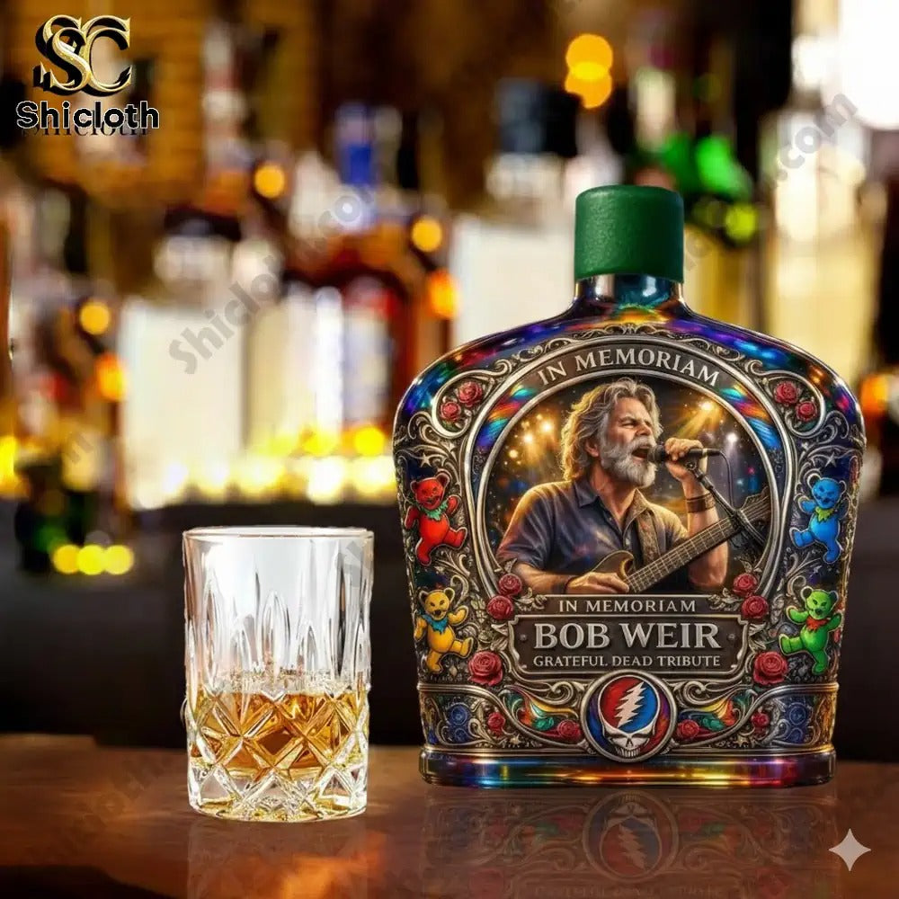 Bob Weir Grateful Dead Tribute Whisky Decanter