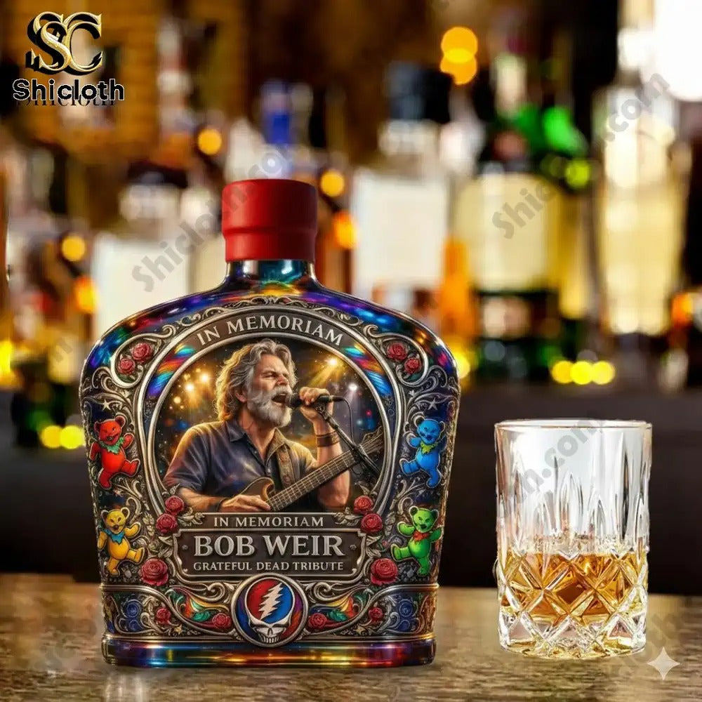 Bob Weir Grateful Dead Tribute Whisky Decanter