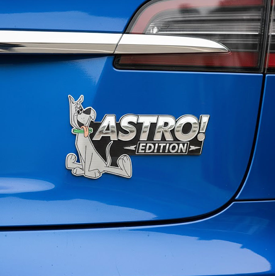Astro from the Jetsons 3D Engraved Car Emblem Badge