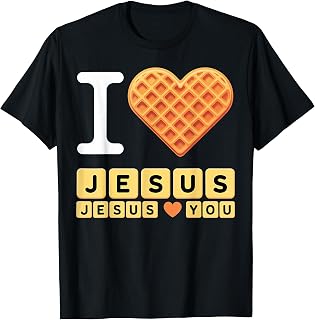 Love Jesus Waffle Heart Unisex T-shirt, Sweatshirt, Hoodie (1)