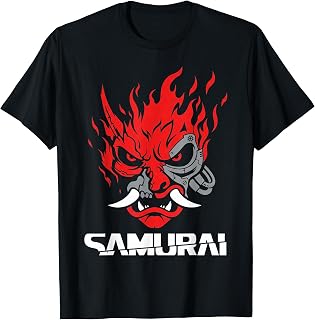 Japanese Samurai Onicyborg Demon Mask Cyberpunk Streetwear (1)