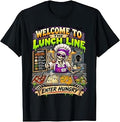 Welcome Lunch Line Lunch Lady Halloween Costume Unisex T-shirt, Sweatshirt, Hoodie (1)