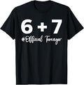 13th Birthday Official Teenager 13 Year Old Unisex T-shirt, Sweatshirt, Hoodie (1)