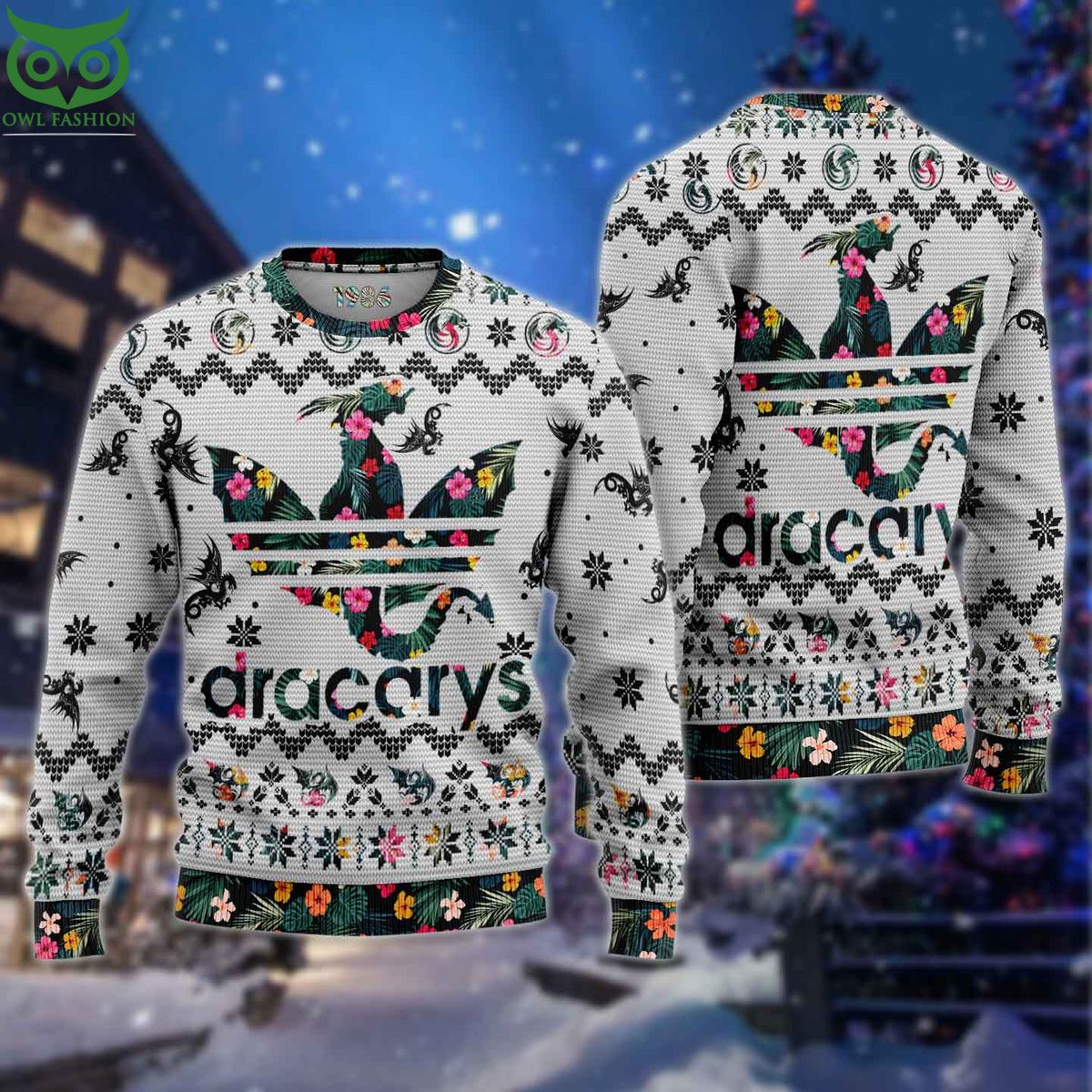 Dracarys Dragon 3D AOP Ugly Sweater Jumper