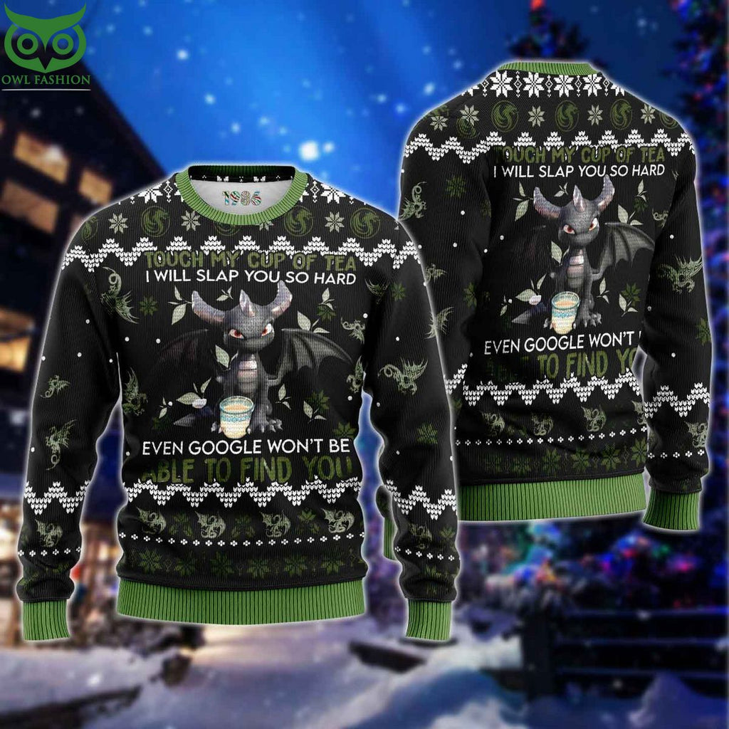 Dragon Ew People Black 3D AOP Ugly Sweater Jumper