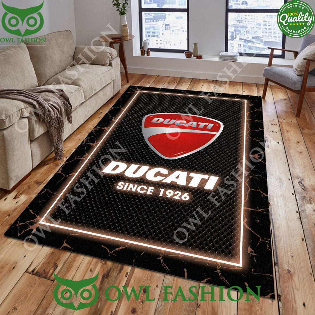 Ducati Italian Motor Living Room Custom Color Carpet Rug