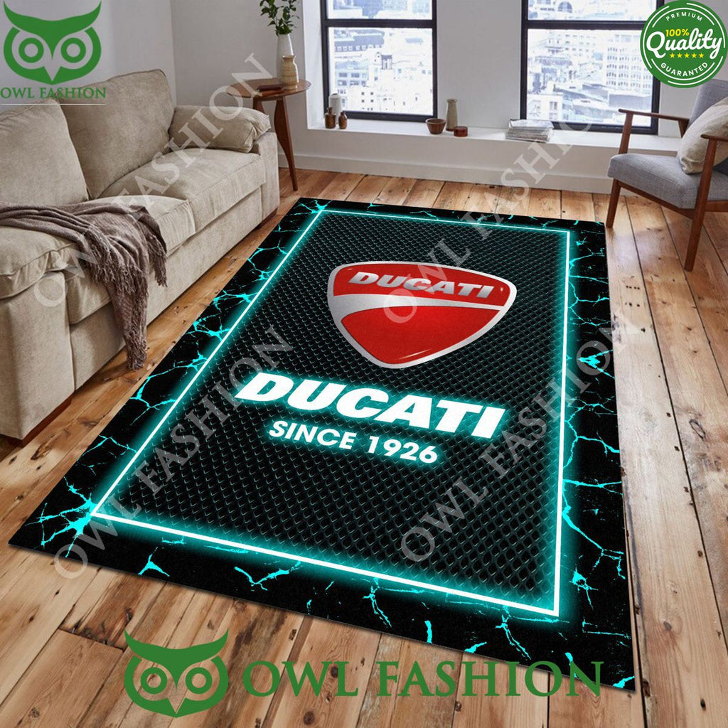 Ducati Italian Motor Living Room Custom Color Carpet Rug