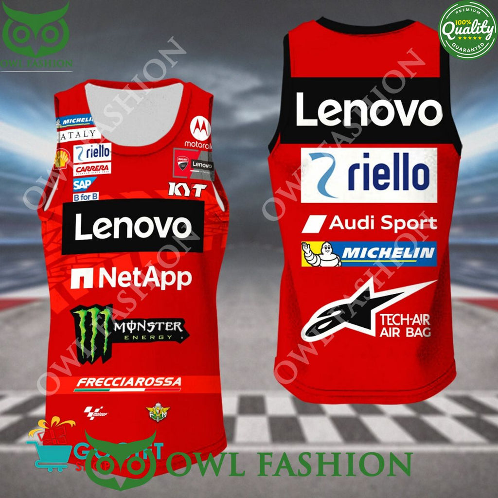 Ducati Lenovo Team 2024 motorcycle polo shirt collection
