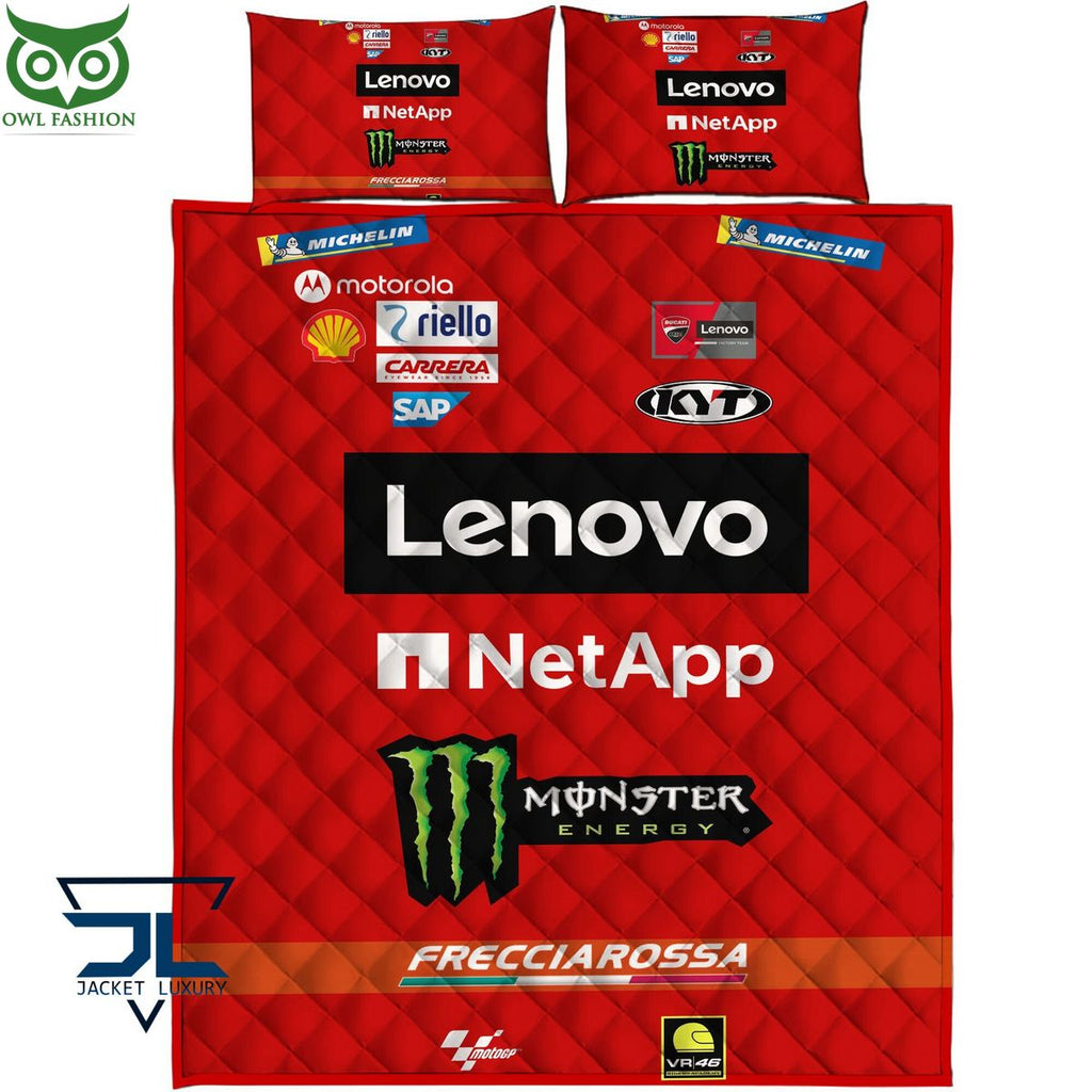 Ducati Lenovo Team Quilt Bedding Set