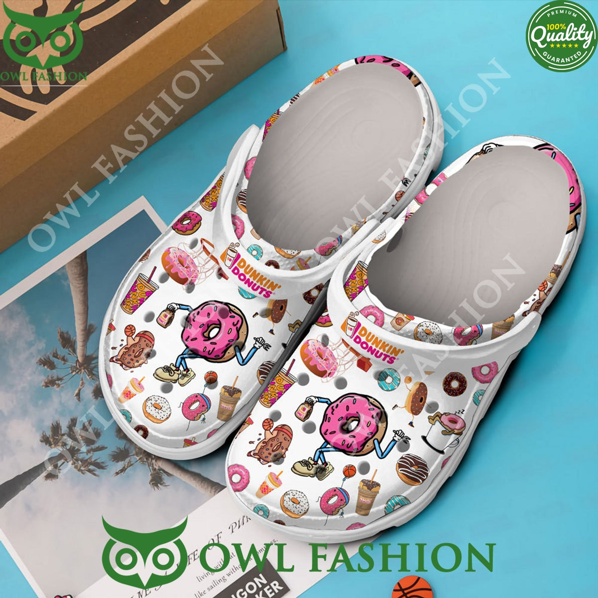 Dunkin Donuts coffee company Favorite crocs