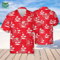 Duvel Beer Hawaiian Shirt Coconut Island Pattern