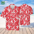 Duvel Beer Hawaiian Shirt Tropical Flower Pattern