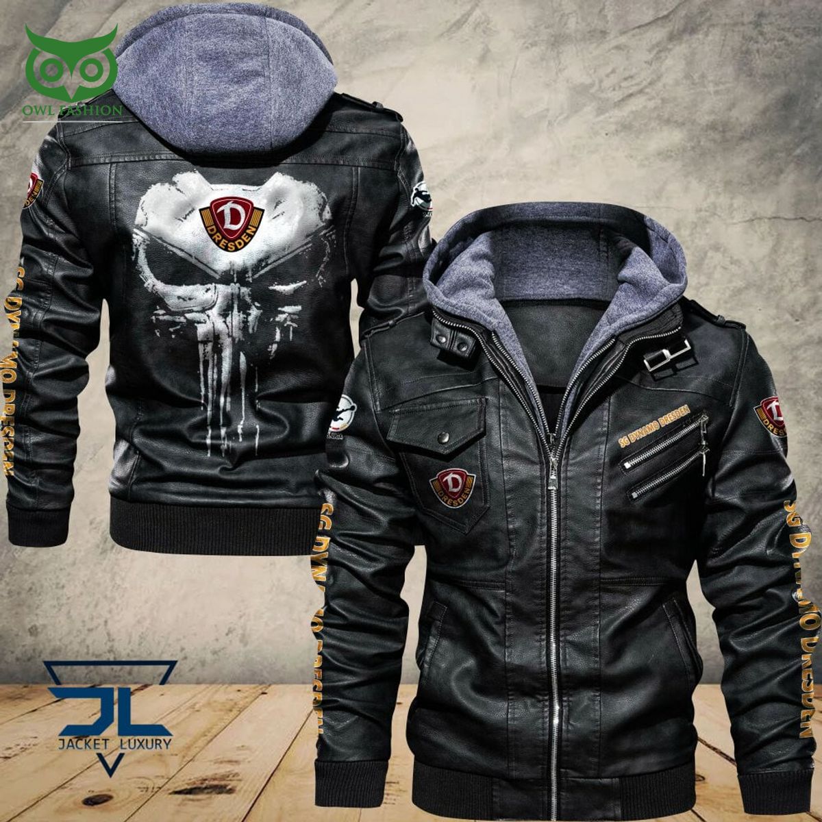 Dynamo Dresden Bundesliga Germany Football Limited Leather Jacket