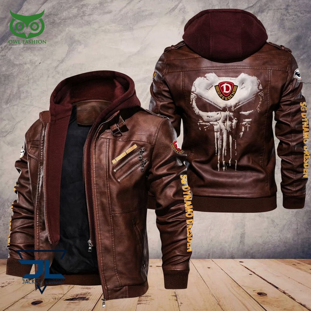 Dynamo Dresden Bundesliga Germany Football Limited Leather Jacket