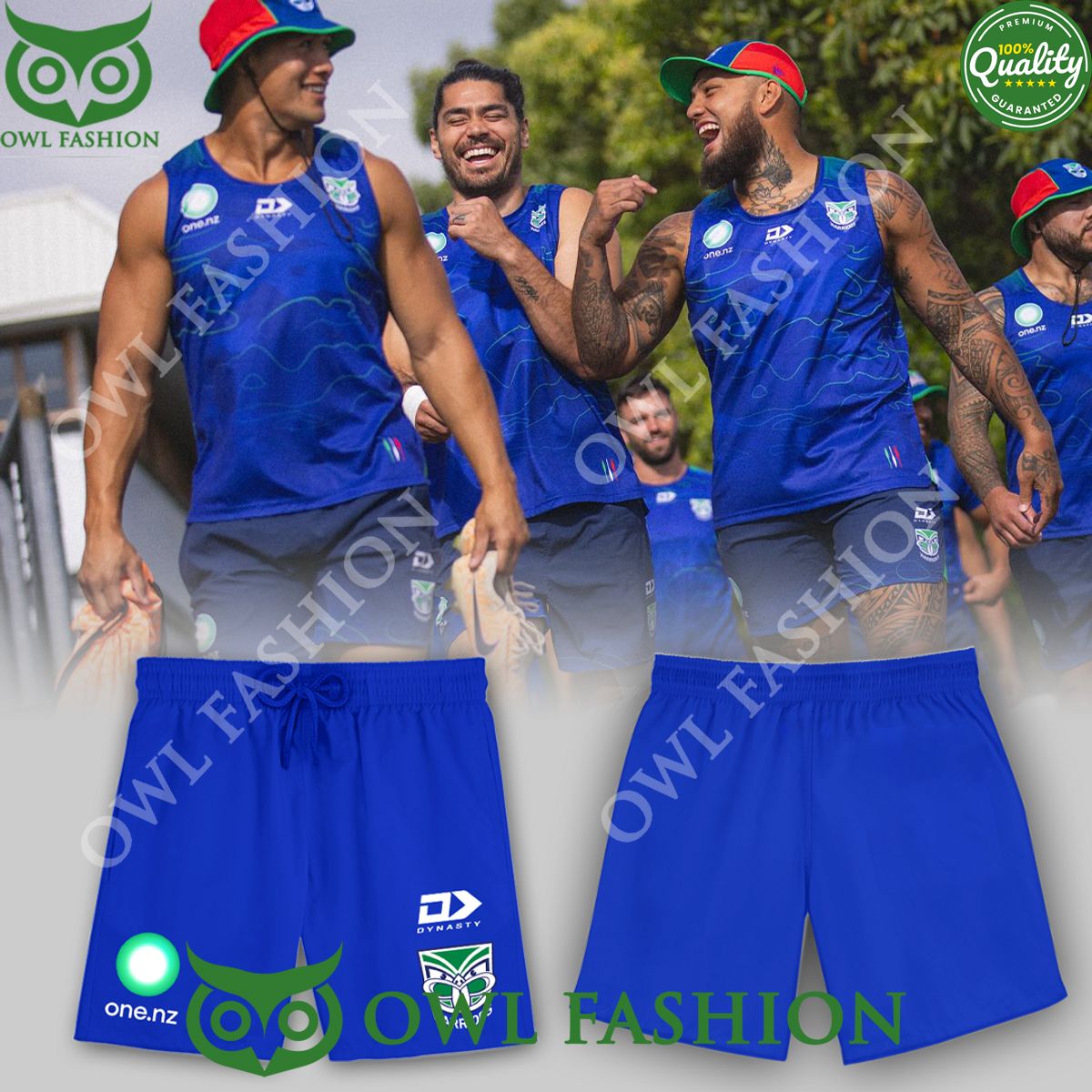 Dynasty 1995 Established Up The Wahs One New Zealand Warriors NRL Hawaiian Shirt