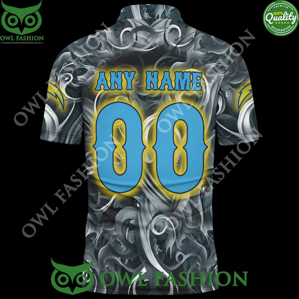 Los Angeles Chargers Skull Crown Yellow Custom Name Number Special Edition Hoodie shirt