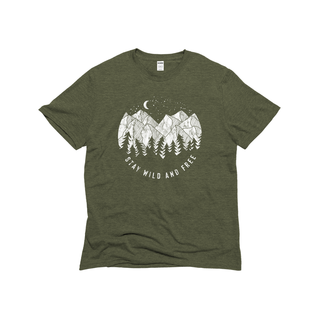 Wild and Free Unisex Graphic Tee 12pk