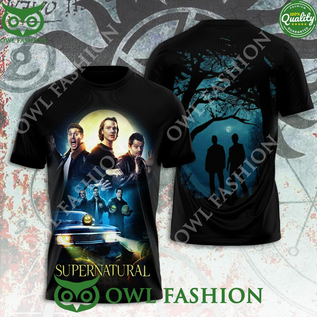 Supernatural Character Movie Scene 3D t Shirt