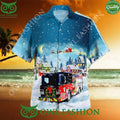 East Haven Connecticut Fire Department Christmas Hawaiian Shirt 2024