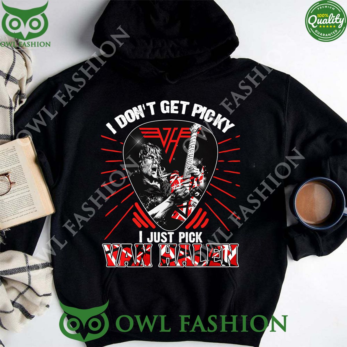 Eddie Van Halen I Don’t Get Picky I Just Pick Van Halen 2D Shirt