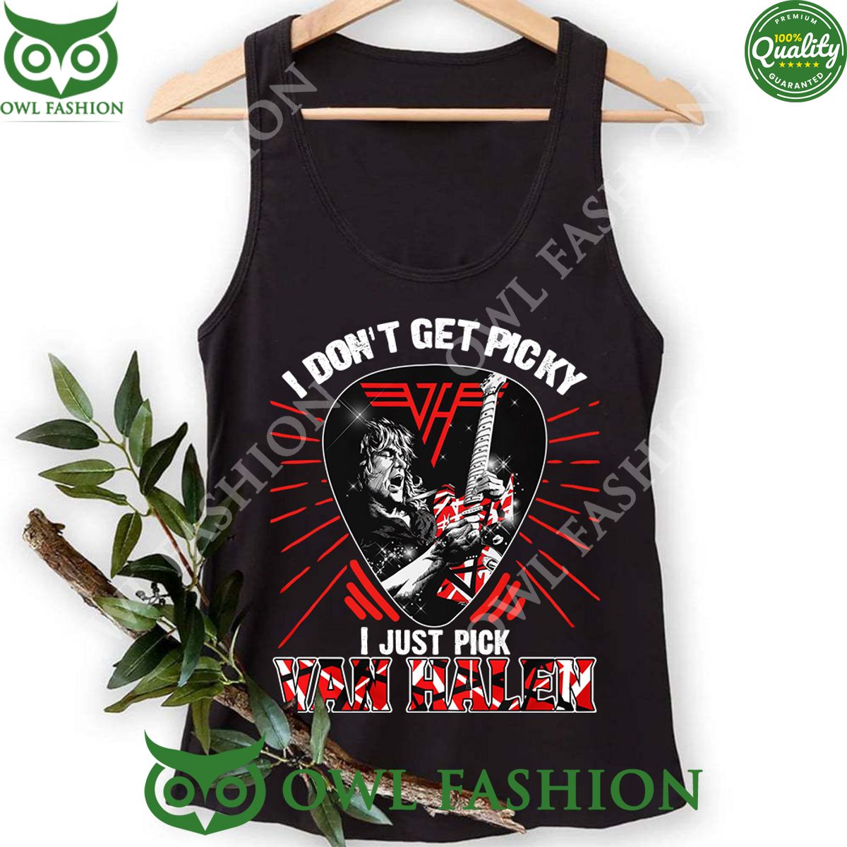 Eddie Van Halen I Don’t Get Picky I Just Pick Van Halen Tank Top