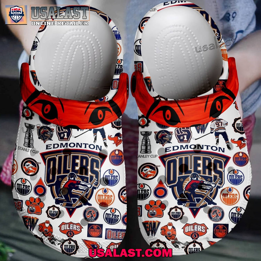 Edmonton Oilers 2025 Crocs Clogs Shoes