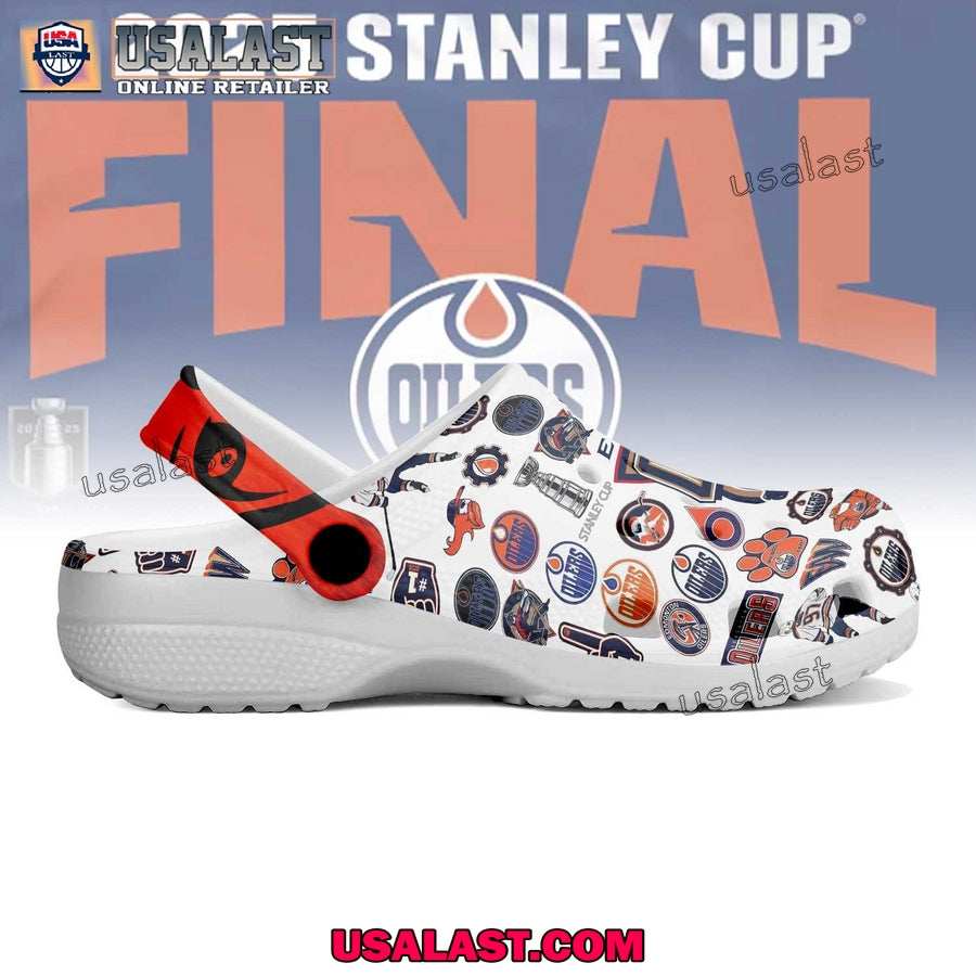 Edmonton Oilers 2025 Crocs Clogs Shoes