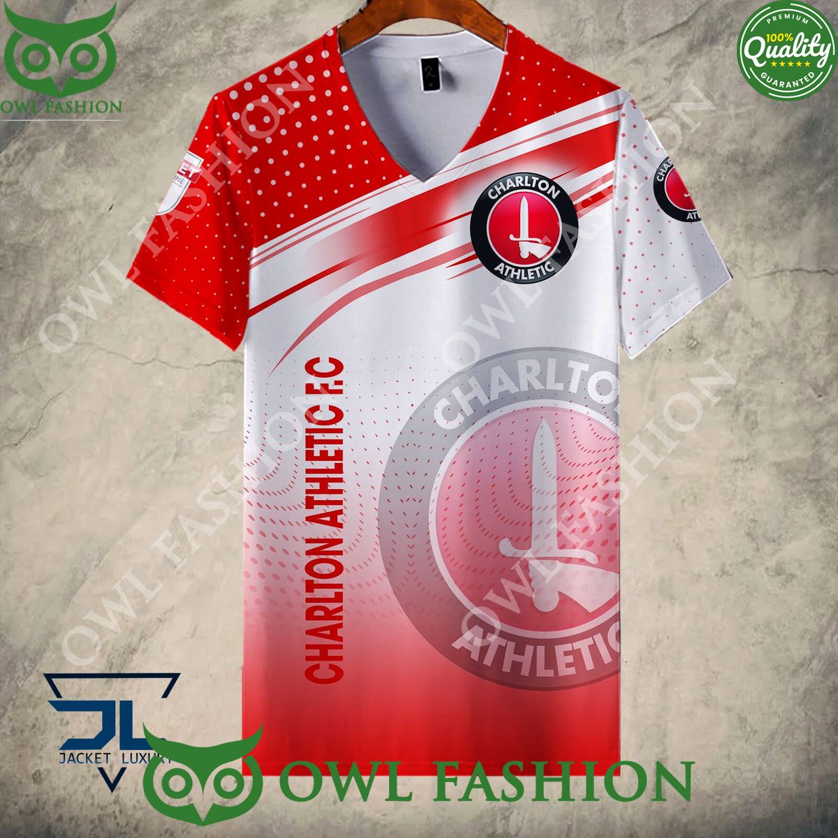 EFL Charlton Athletic F.C 3D Tshirt Hoodie