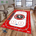 EHC Freiburg Germany Ice Hockey Team Carpet Rug