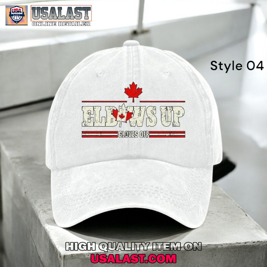 Elbows Up Canada Gloves Off Retro Classic Cap