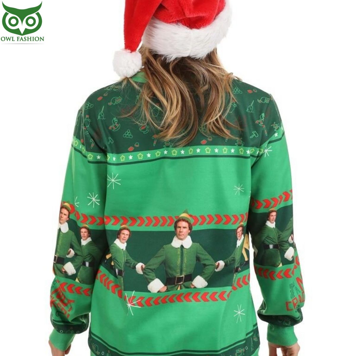 Elf Santa’s Coming Santa Is Ugly Christmas Sweater Gifts