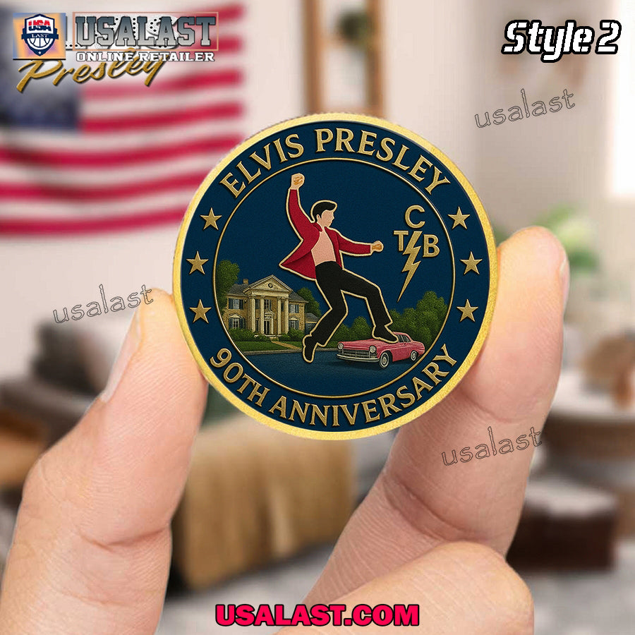 Elvis Presley 90th Anniversary Commemorative Coin