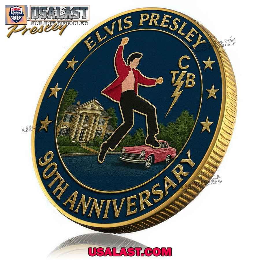 Elvis Presley 90th Anniversary Commemorative Coin