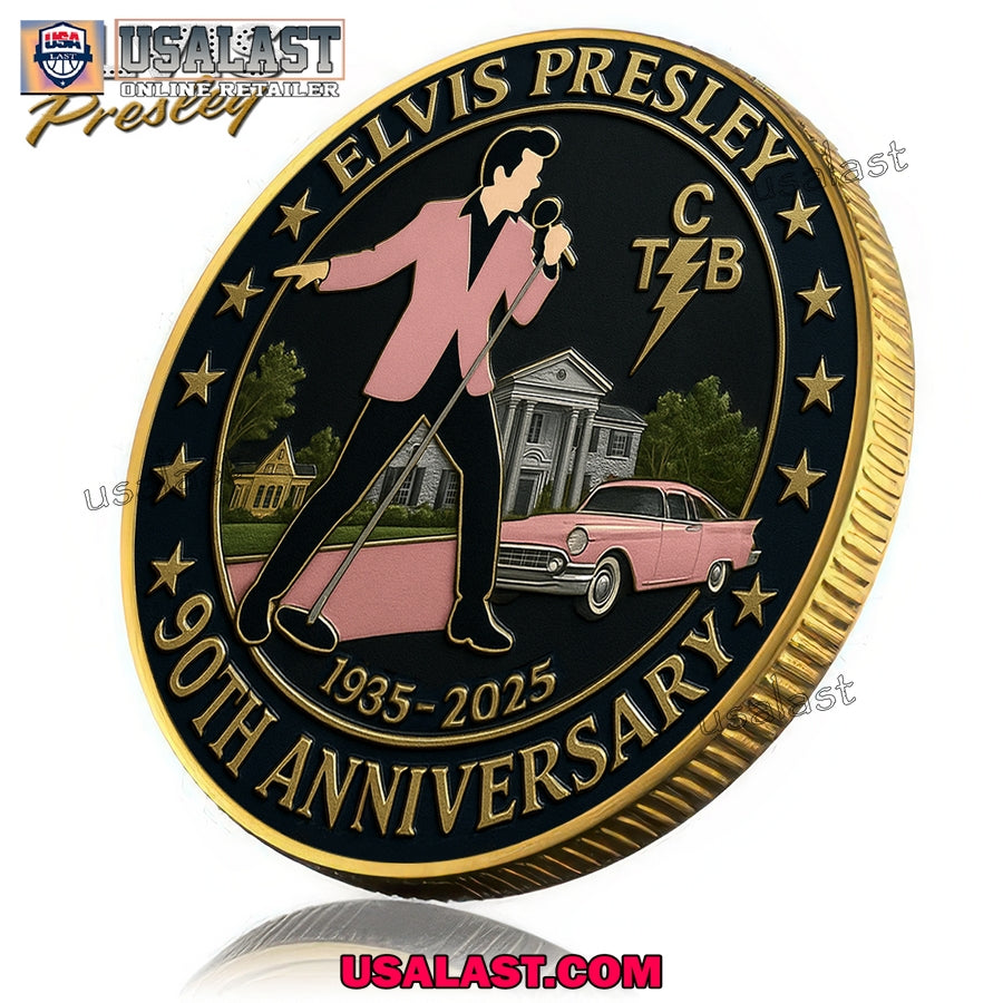 Elvis Presley 90th Anniversary Commemorative Coin