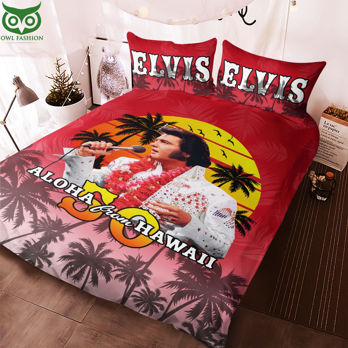 Elvis Presley Aloha From Hawaii Bedding set