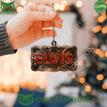Elvis Presley Burning Love Plastic Ornament