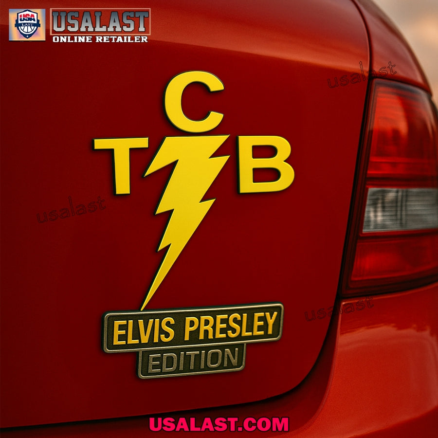 Elvis Presley Edition Badge 3D Car Sticker