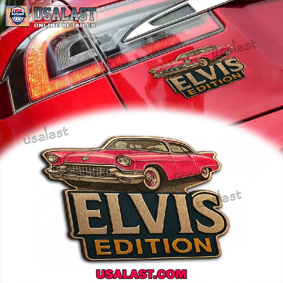 Elvis Presley Edition Badge 3D Car Sticker