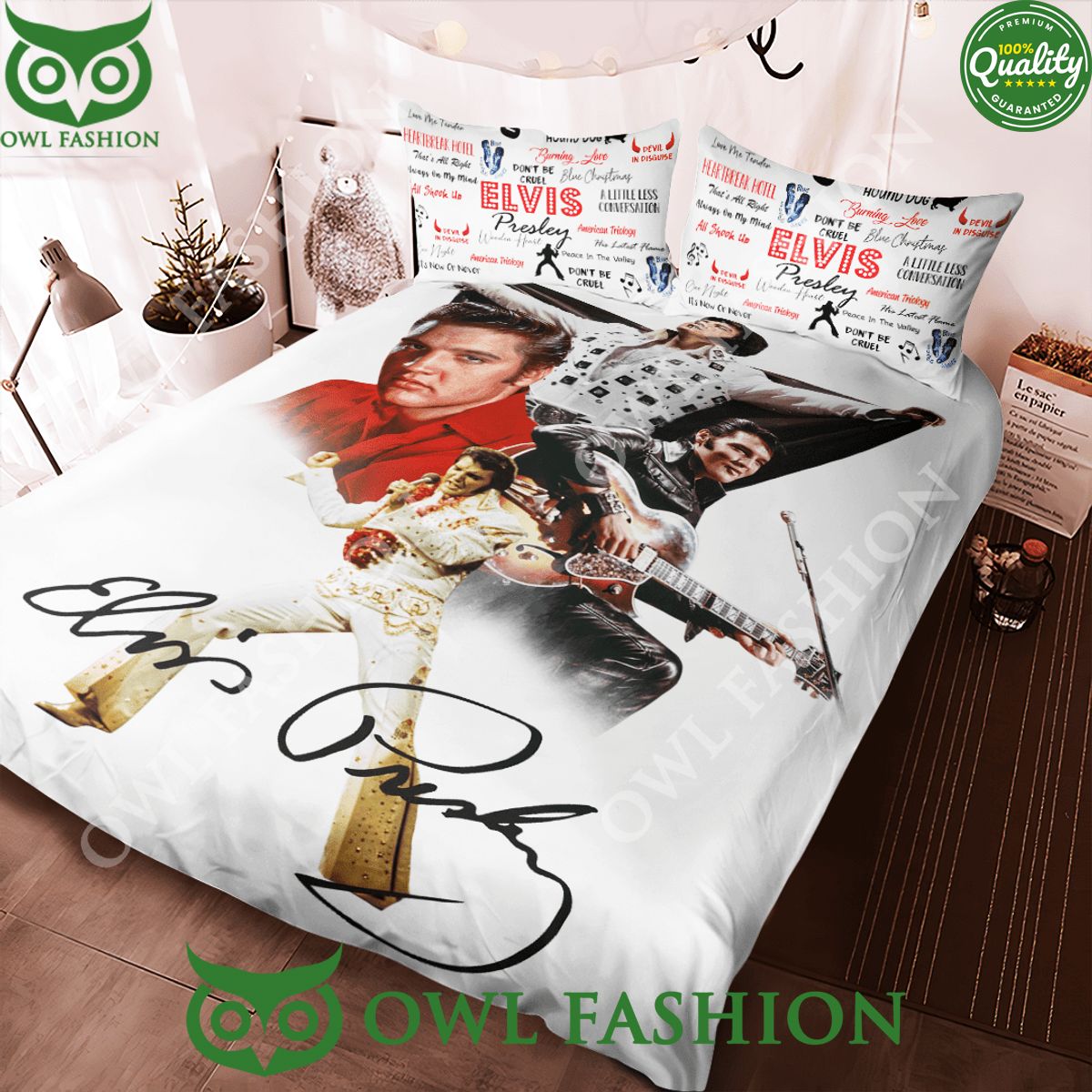 Elvis Presley Memories Bedding Set