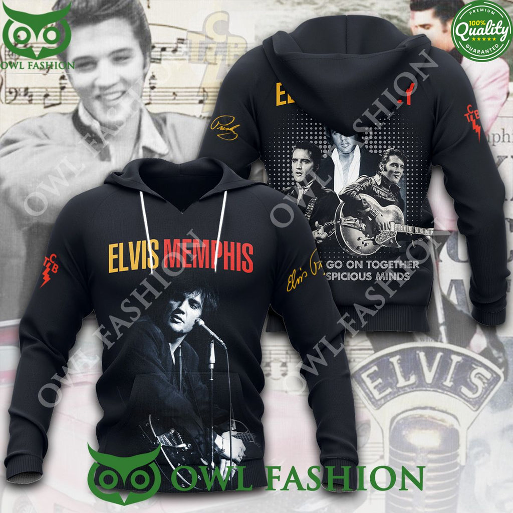 Elvis Presley Memphis Suspicious Minds 3D Tshirt Hoodie
