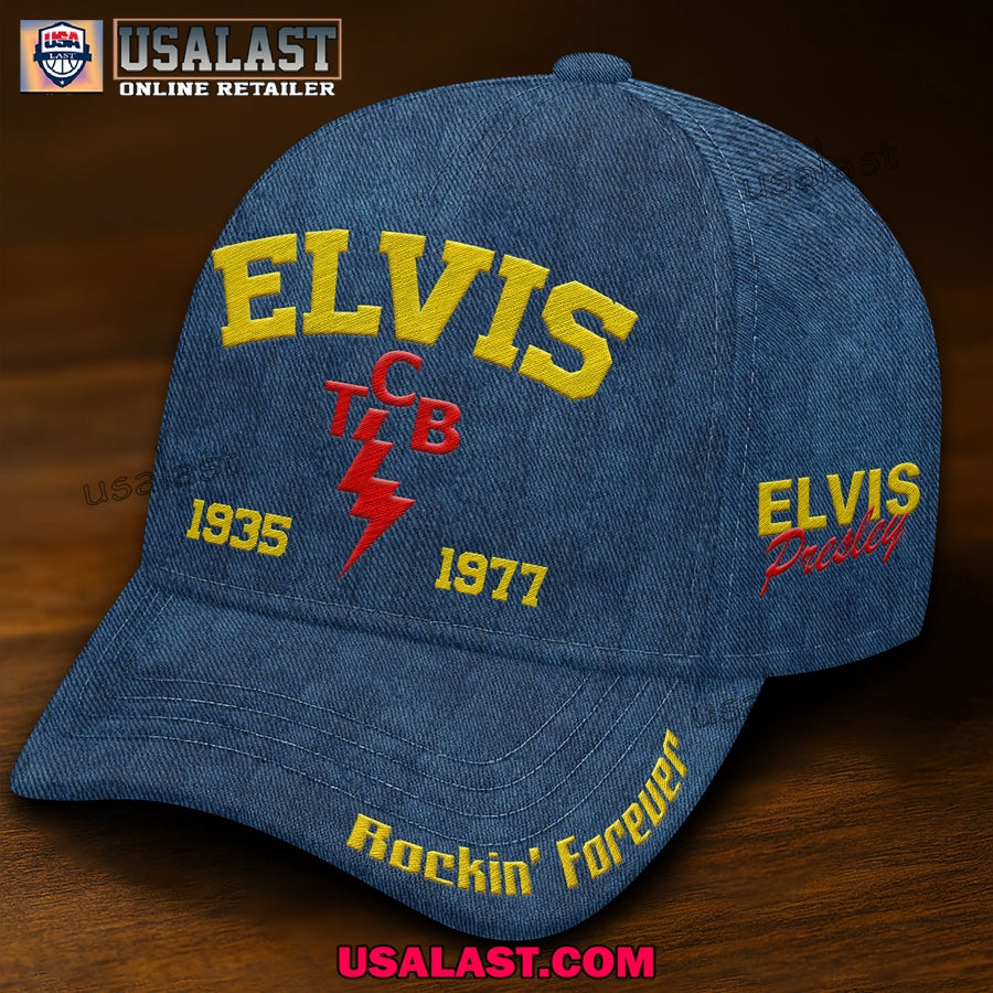 Elvis Presley Rockin Forever Retro Classic Cap