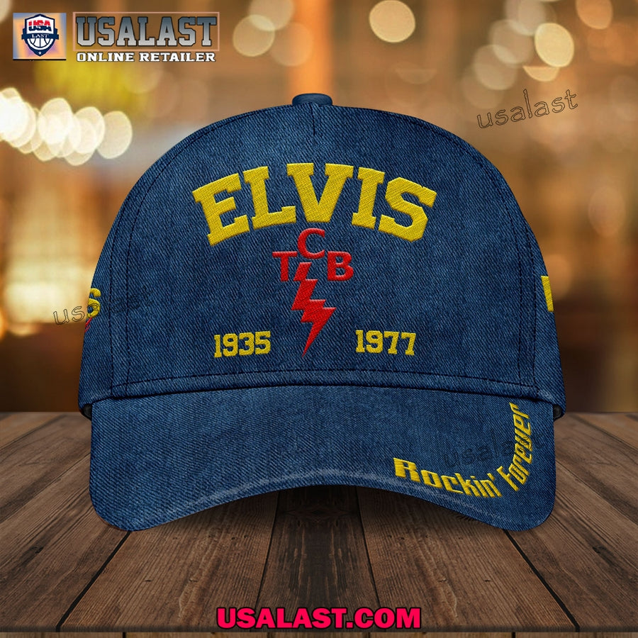 Elvis Presley Rockin Forever Retro Classic Cap