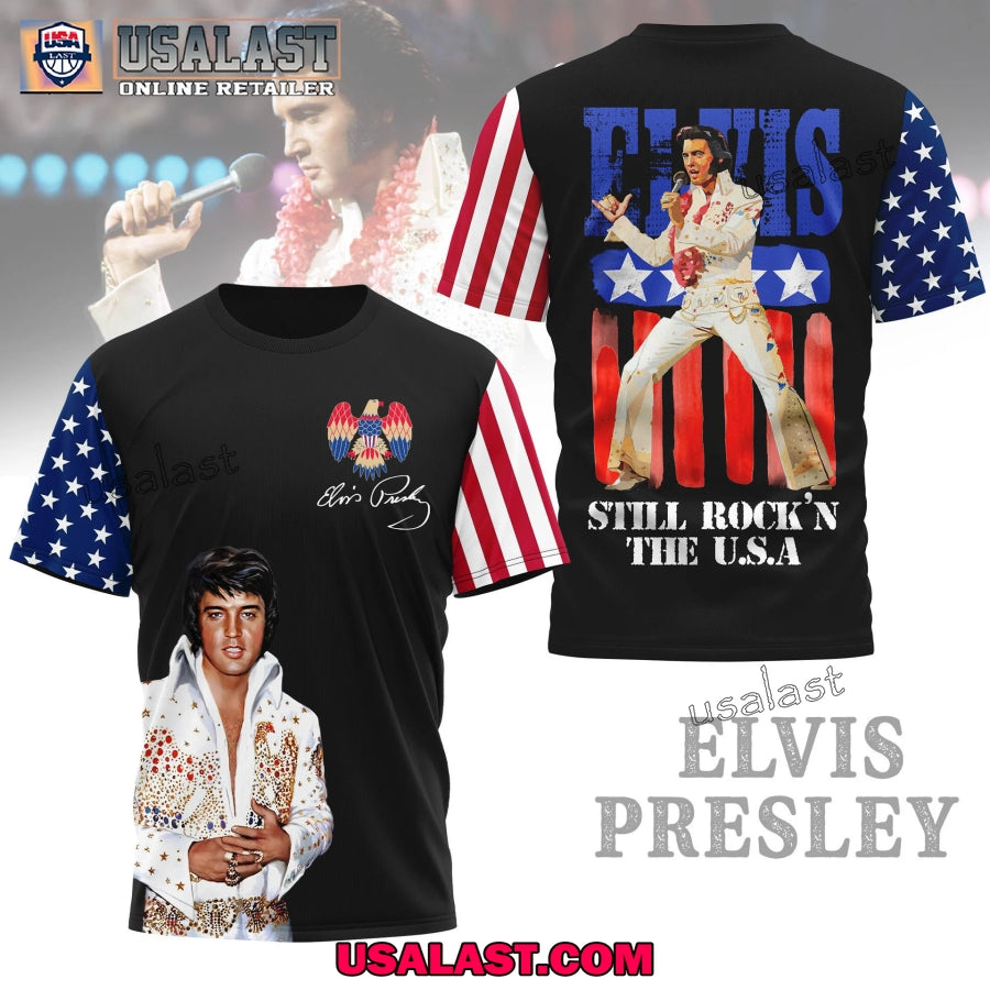Elvis Presley Still Rock N The USA 3D Shirt, Hoodie