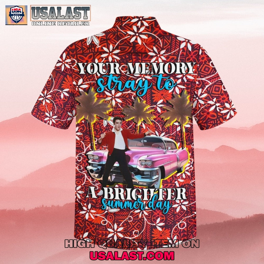 Elvis Presley Summer Day Short Sleeve Hawaiian Shirt