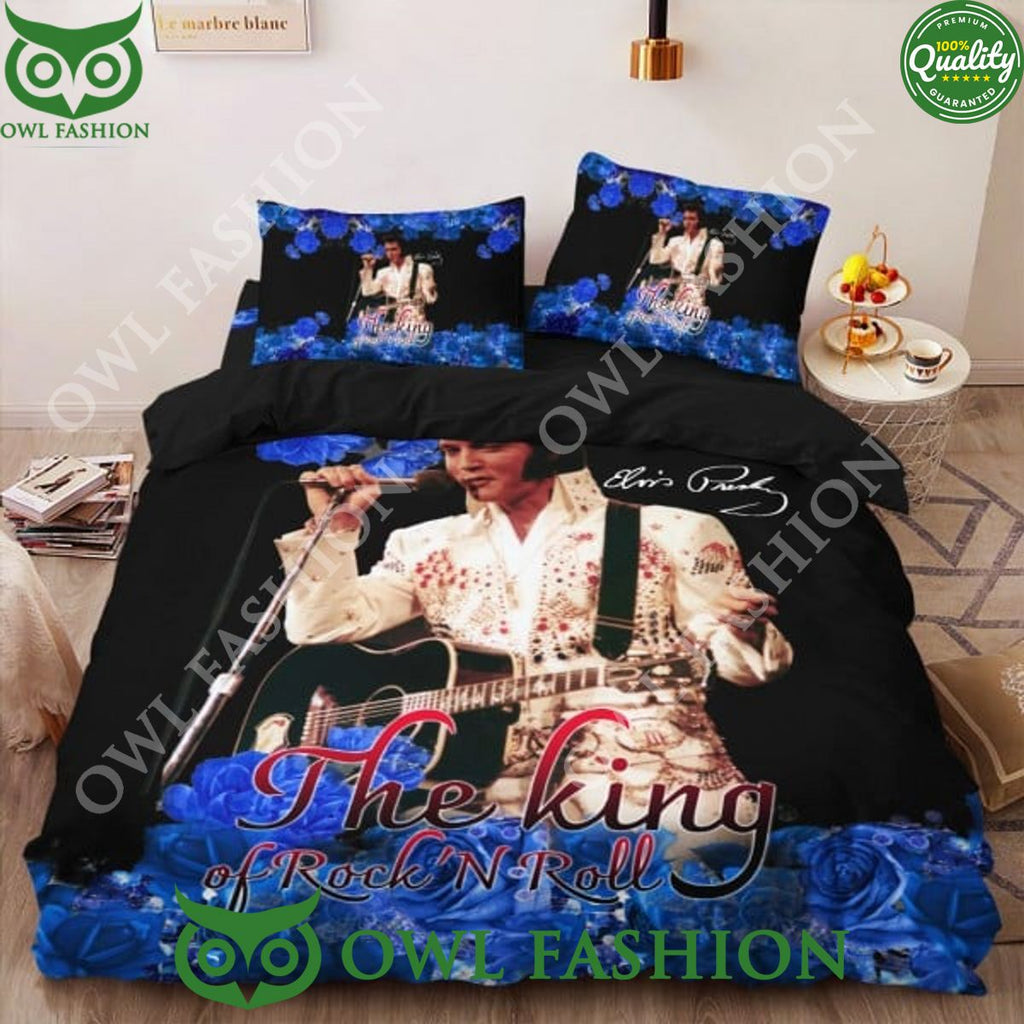 Elvis Presley The King of Rock n Roll Bedding Set