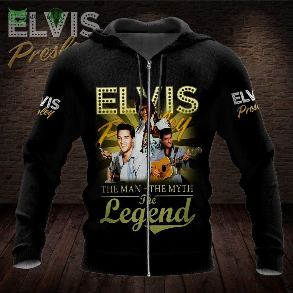 Elvis Presley The Man The Myth The Legend 3D Tshirt Hawaiian Hoodie