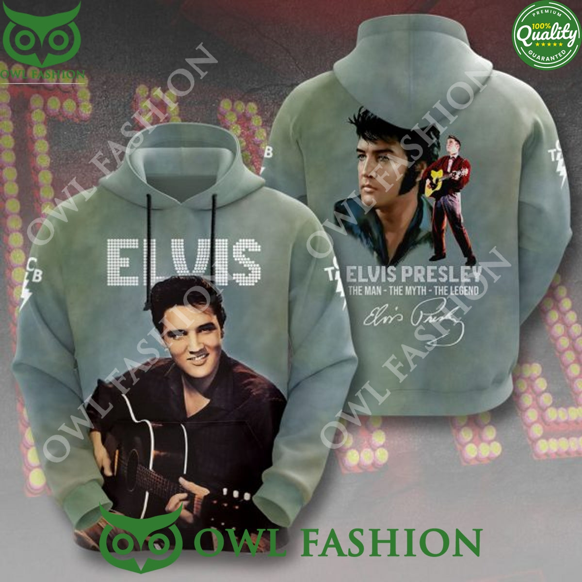 Elvis Presley The Man The Myth The Legend Rock t shirt