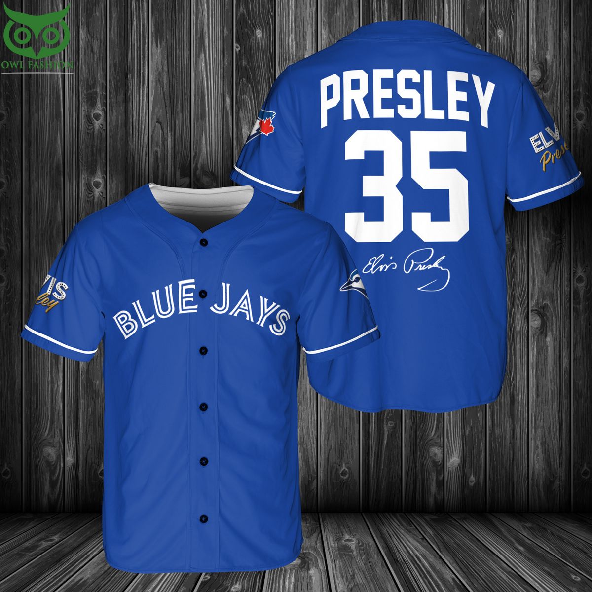 Elvis Presley X Toronto Blue Jays Premium Baseball Jersey
